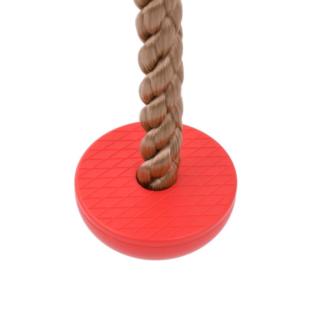 Tellerschaukel mit Kletterseil Mehrfarbig - Premium Spielturm-Zubehör  - Just €36! Shop now at homesales4u