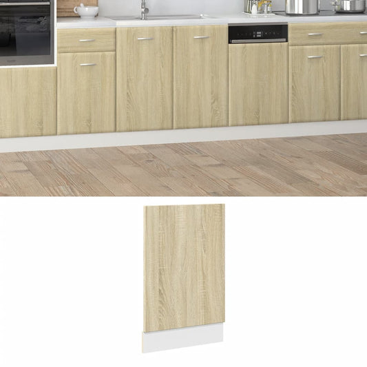 Geschirrspülerblende Lyon Sonoma-Eiche 45x3x67 cm Holzwerkstoff - Premium Küchenschränke  - Just €24.42! Shop now at homesales4u