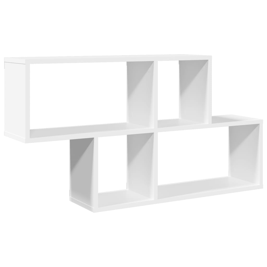 Wandregal Weiß 100x20x53 cm Holzwerkstoff - Premium Wandregale  - Just €54.14! Shop now at homesales4u