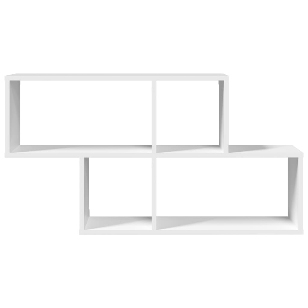 Wandregal Weiß 100x20x53 cm Holzwerkstoff - Premium Wandregale  - Just €54.14! Shop now at homesales4u
