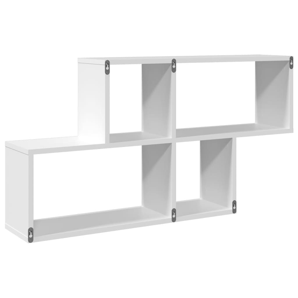 Wandregal Weiß 100x20x53 cm Holzwerkstoff - Premium Wandregale  - Just €54.14! Shop now at homesales4u