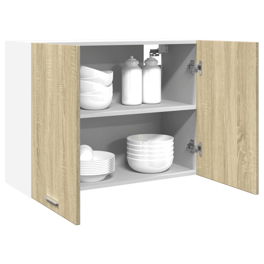Hängeschrank Lyon Sonoma-Eiche 80x31x60 cm Holzwerkstoff - Premium Küchenschränke  - Just €84.46! Shop now at homesales4u