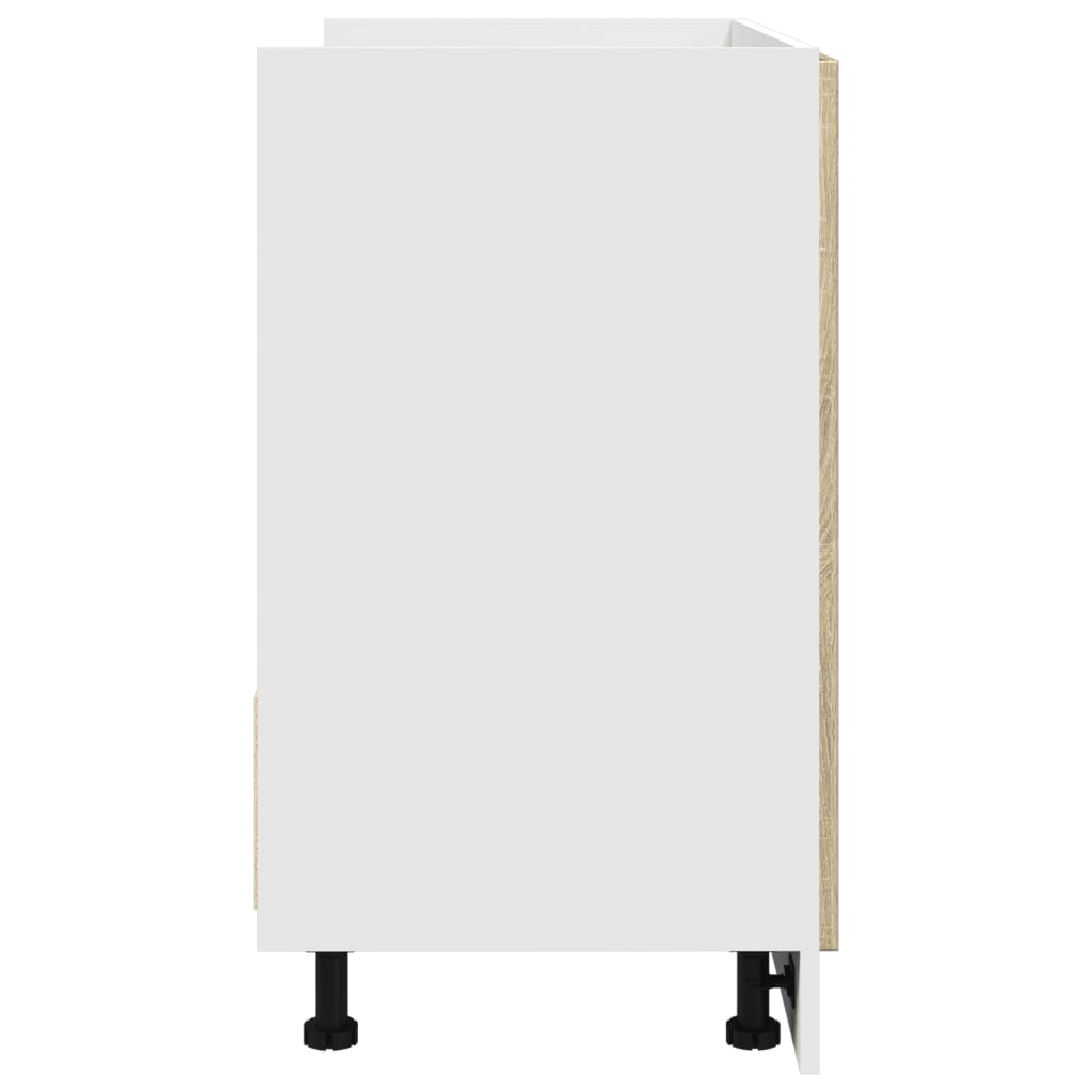 Unterschrank Lyon Sonoma-Eiche 80x46x81,5 cm Holzwerkstoff - Premium Küchenschränke  - Just €92.50! Shop now at homesales4u