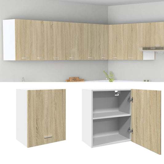 Wandschrank Lyon Sonoma-Eiche 50x31x60 cm Holzwerkstoff - Premium Küchenschränke  - Just €63.79! Shop now at homesales4u