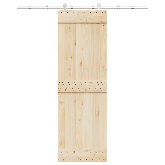 Schiebetür-Beschlagsatz 200 cm Edelstahl Silbern - Premium Türbeschläge & -klingeln  - Just €115.58! Shop now at homesales4u