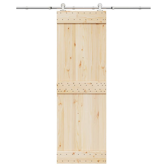 Schiebetür-Beschlagsatz 183 cm Edelstahl Silbern - Premium Türbeschläge & -klingeln  - Just €88.29! Shop now at homesales4u