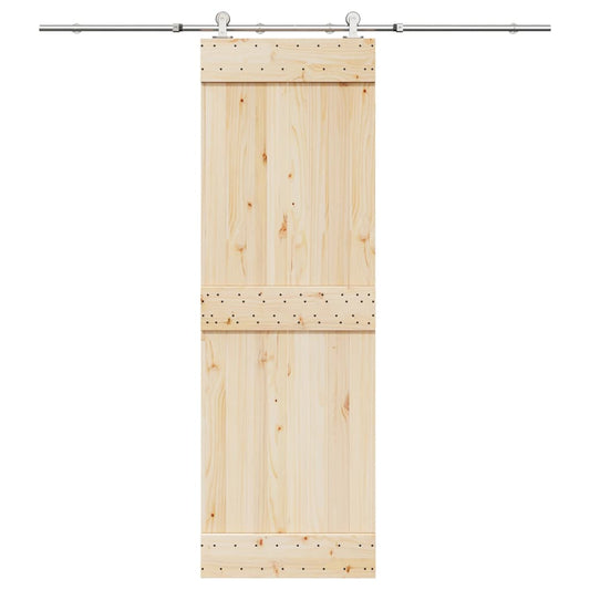 Schiebetür-Beschlagsatz 200 cm Edelstahl Silbern - Premium Türbeschläge & -klingeln  - Just €88.21! Shop now at homesales4u