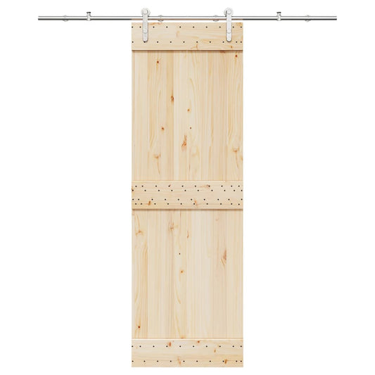 Schiebetür-Beschlagsatz 183 cm Edelstahl Silbern - Premium Türbeschläge & -klingeln  - Just €86.33! Shop now at homesales4u