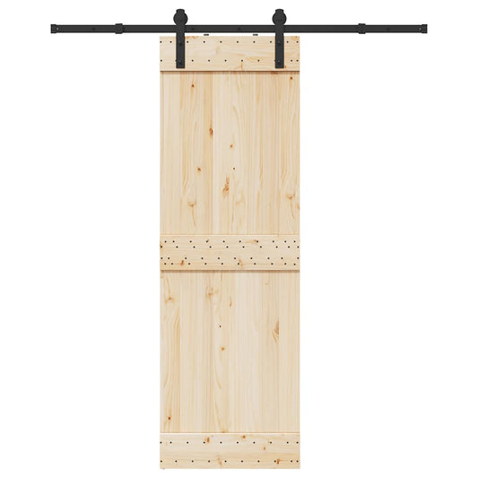 Schiebetürbeschlag-Set 183 cm Stahl Schwarz - Premium Türbeschläge & -klingeln  - Just €69.16! Shop now at homesales4u