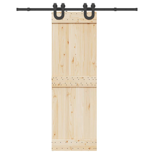 Schiebetürbeschlag-Set 183 cm Stahl Schwarz - Premium Türbeschläge & -klingeln  - Just €50.70! Shop now at homesales4u