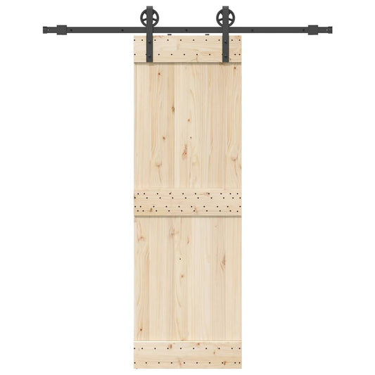 Schiebetürbeschlag-Set 183 cm Stahl Schwarz - Premium Türbeschläge & -klingeln  - Just €64.84! Shop now at homesales4u