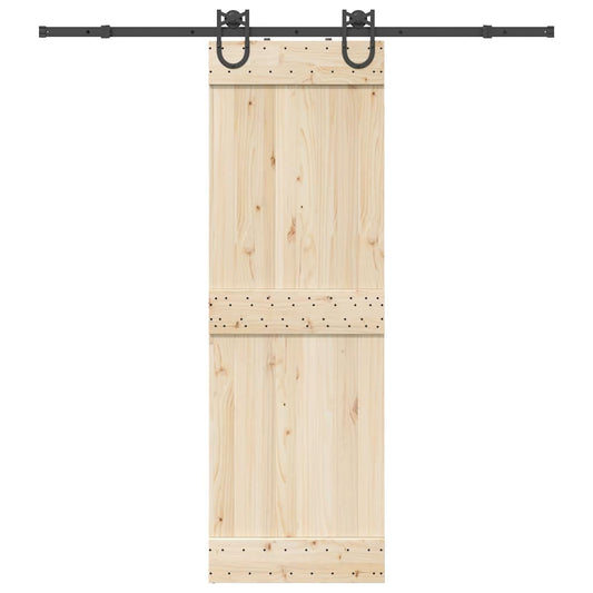 Schiebetürbeschlag-Set 200 cm Stahl Schwarz - Premium Türbeschläge & -klingeln  - Just €59.91! Shop now at homesales4u