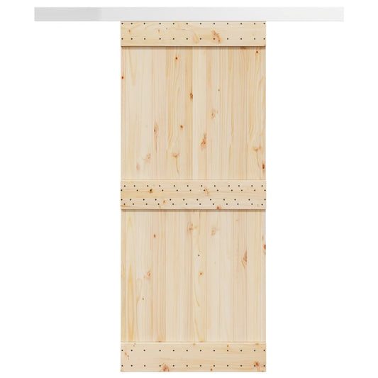 Schiebetürbeschlag-Set 183 cm Aluminiumlegierung Silbern - Premium Türbeschläge & -klingeln  - Just €59.11! Shop now at homesales4u
