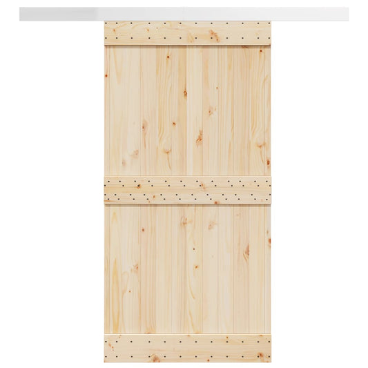 Schiebetürbeschlag-Set 200 cm Aluminiumlegierung Silbern - Premium Türbeschläge & -klingeln  - Just €62.68! Shop now at homesales4u