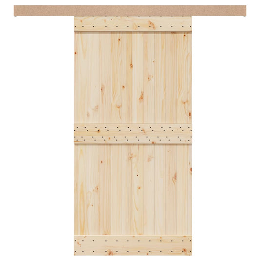 Schiebetürbeschlag-Set 200 cm Aluminiumlegierung Silbern - Premium Türbeschläge & -klingeln  - Just €56.38! Shop now at homesales4u