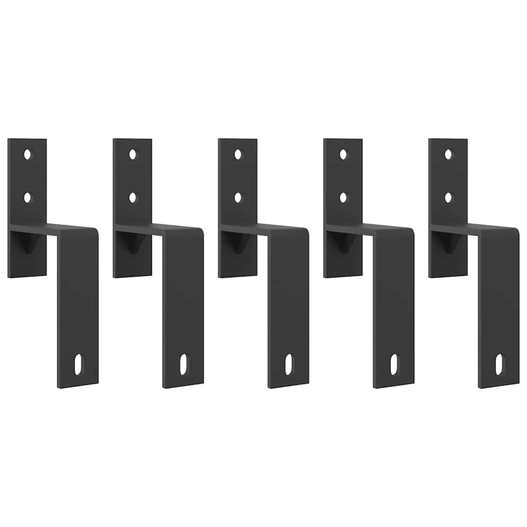 Schiebetürbeschlag-Set 183 cm Stahl Schwarz - Premium Türbeschläge & -klingeln  - Just €174.25! Shop now at homesales4u