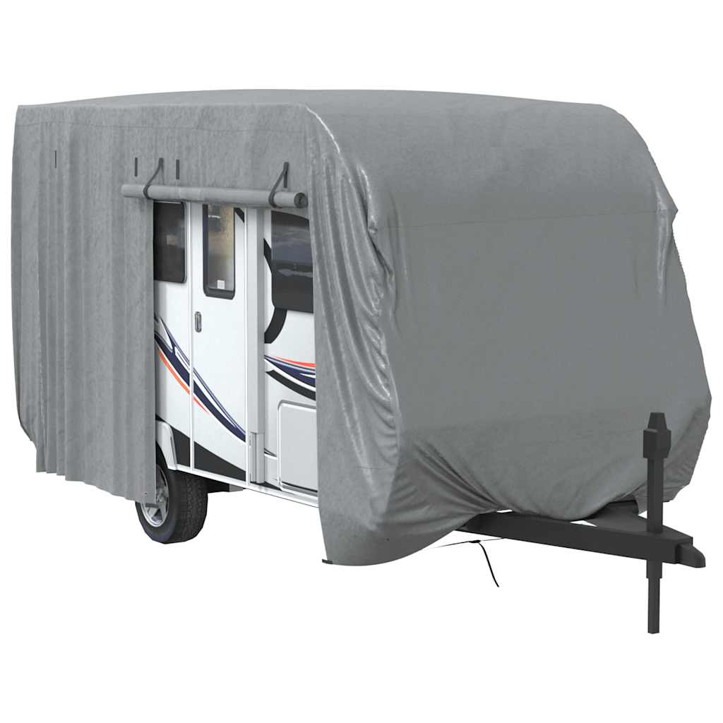 Schutzhülle für Wohnwagen Grau 460x250x220 cm Vliesstoff - Premium Kfz-Abdeckplanen  - Just €179.11! Shop now at homesales4u