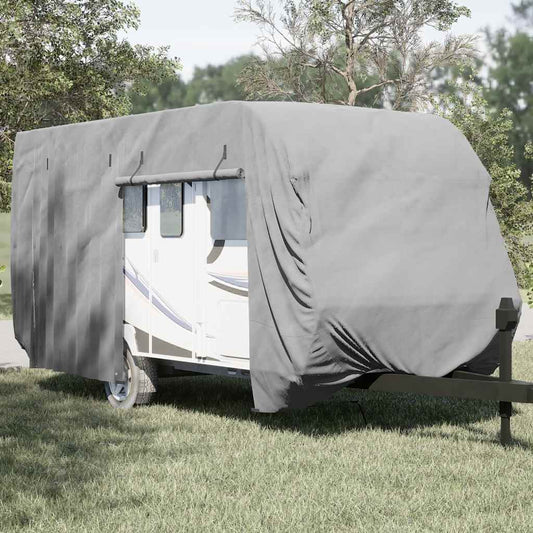 Schutzhülle für Wohnwagen Grau 460x250x220 cm Vliesstoff - Premium Kfz-Abdeckplanen  - Just €179.11! Shop now at homesales4u