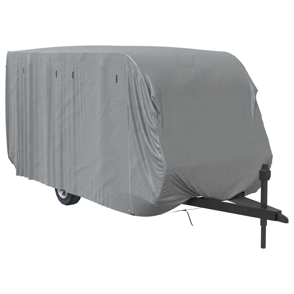 Schutzhülle für Wohnwagen Grau 610x250x220 cm Vliesstoff - Premium Kfz-Abdeckplanen  - Just €182.26! Shop now at homesales4u