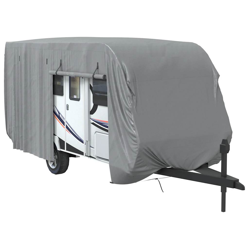 Schutzhülle für Wohnwagen Grau 610x250x220 cm Vliesstoff - Premium Kfz-Abdeckplanen  - Just €182.26! Shop now at homesales4u