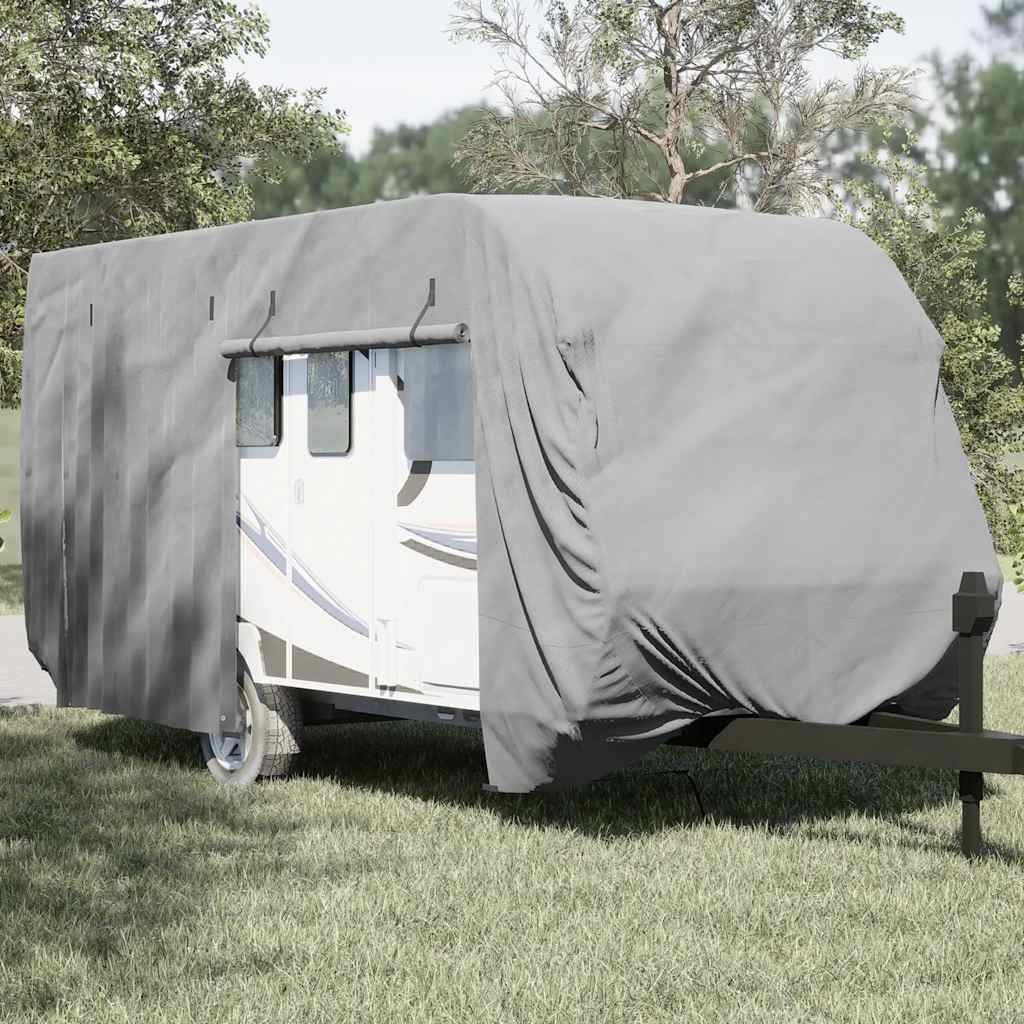 Schutzhülle für Wohnwagen Grau 610x250x220 cm Vliesstoff - Premium Kfz-Abdeckplanen  - Just €182.26! Shop now at homesales4u