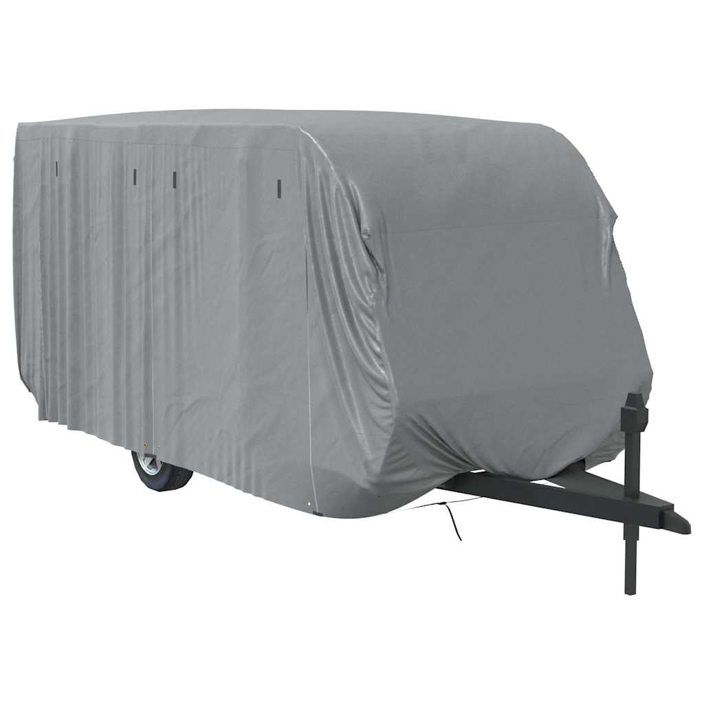 Schutzhülle für Wohnwagen Grau 670x250x220 cm Vliesstoff - Premium Kfz-Abdeckplanen  - Just €189.94! Shop now at homesales4u