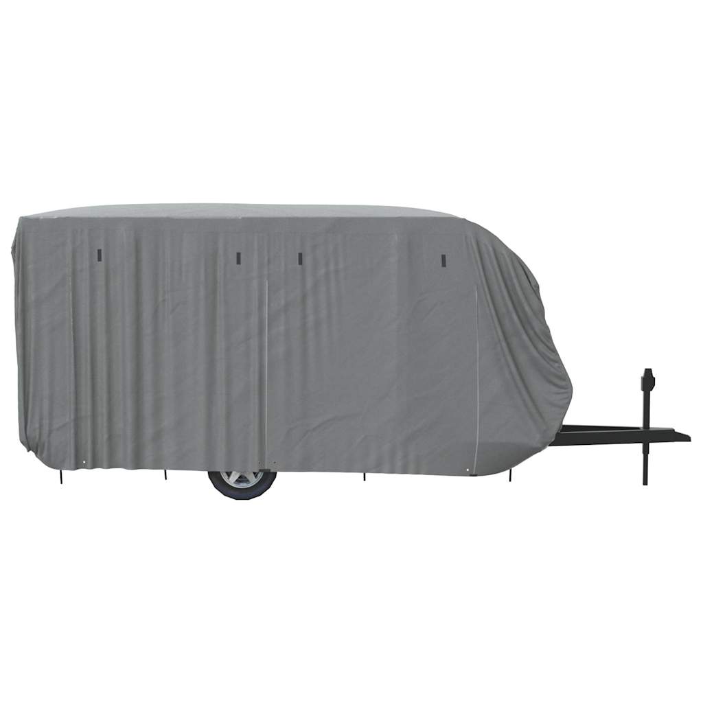 Schutzhülle für Wohnwagen Grau 670x250x220 cm Vliesstoff - Premium Kfz-Abdeckplanen  - Just €189.94! Shop now at homesales4u
