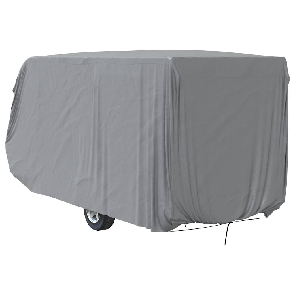 Schutzhülle für Wohnwagen Grau 670x250x220 cm Vliesstoff - Premium Kfz-Abdeckplanen  - Just €189.94! Shop now at homesales4u