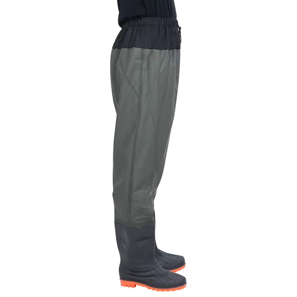 Hüftwathose mit Stiefeln Dunkelgrün Größe 38 - Premium Wathosen für Angler & Jäger  - Just €43.98! Shop now at homesales4u