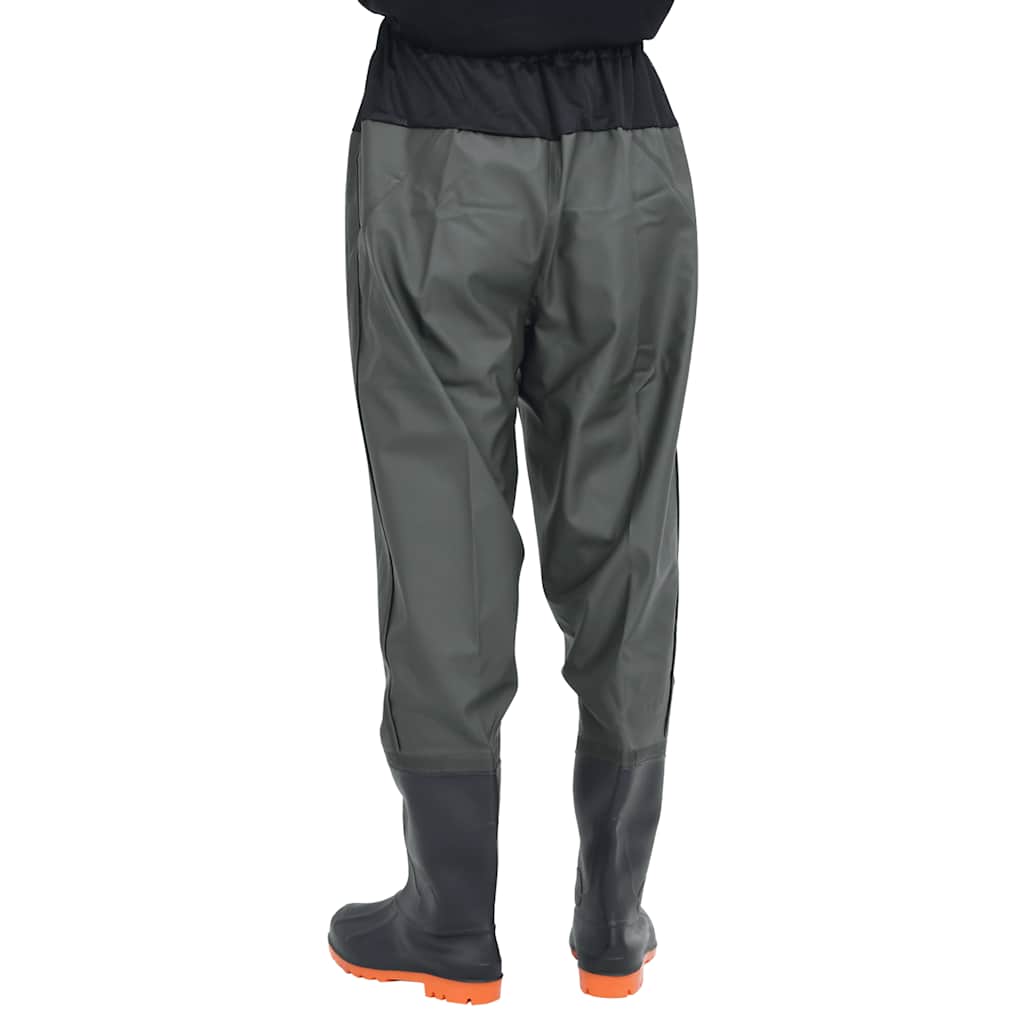Hüftwathose mit Stiefeln Dunkelgrün Größe 38 - Premium Wathosen für Angler & Jäger  - Just €43.98! Shop now at homesales4u