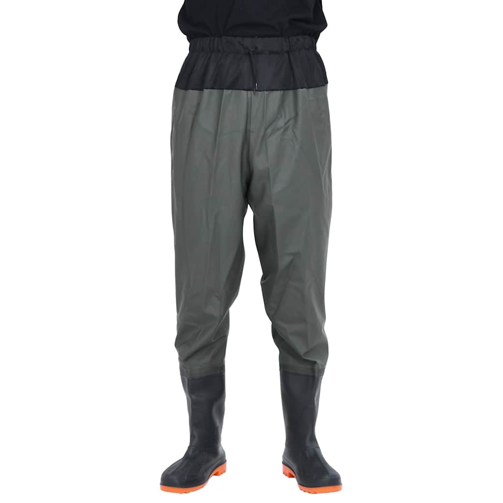 Hüftwathose mit Stiefeln Dunkelgrün Größe 45 - Premium Wathosen für Angler & Jäger  - Just €45.57! Shop now at homesales4u