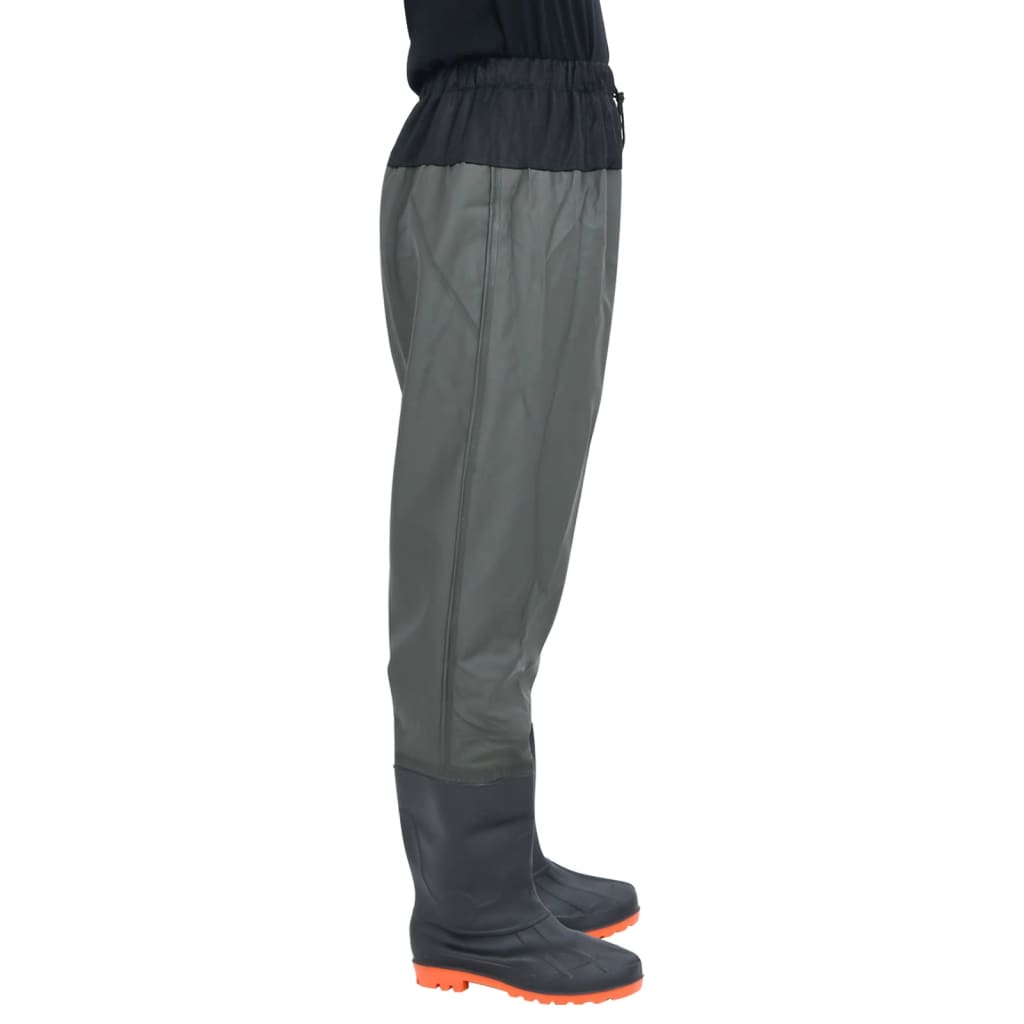 Hüftwathose mit Stiefeln Dunkelgrün Größe 45 - Premium Wathosen für Angler & Jäger  - Just €45.57! Shop now at homesales4u