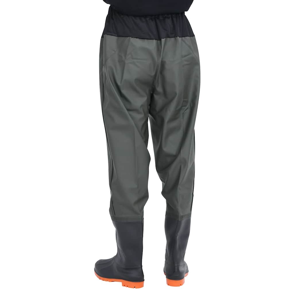 Hüftwathose mit Stiefeln Dunkelgrün Größe 45 - Premium Wathosen für Angler & Jäger  - Just €45.57! Shop now at homesales4u