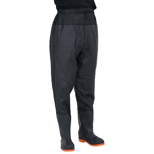 Hüftwathose mit Stiefeln Schwarz Größe 44 - Premium Wathosen für Angler & Jäger  - Just €43.47! Shop now at homesales4u