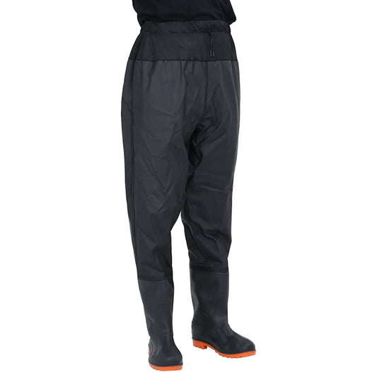 Hüftwathose mit Stiefeln Schwarz Größe 46 - Premium Wathosen für Angler & Jäger  - Just €48.38! Shop now at homesales4u