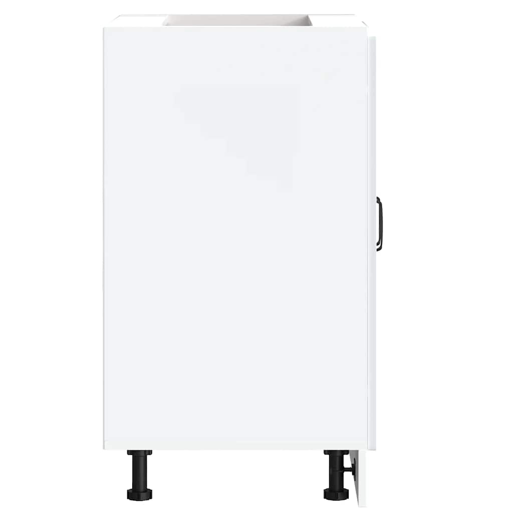 Spülenunterschrank Kalmar Weiß 60x46x81,5 cm Holzwerkstoff - Premium Küchenschränke  - Just €98.07! Shop now at homesales4u