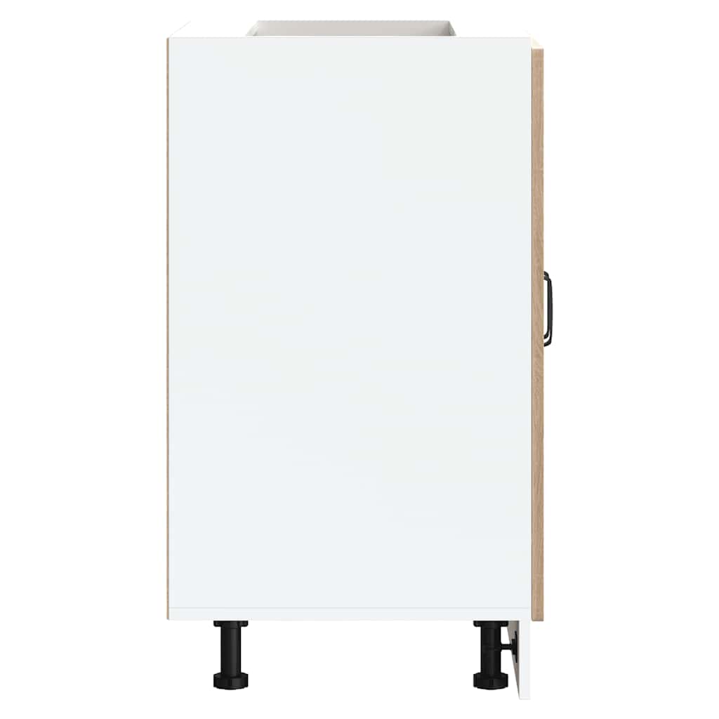 Spülenunterschrank Kalmar Sonoma-Eiche 60x46x81,5 cm - Premium Küchenschränke  - Just €92.25! Shop now at homesales4u