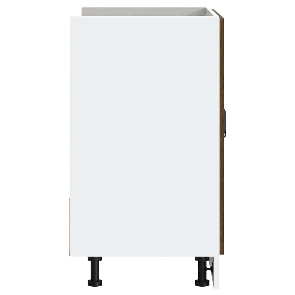 Spülenunterschrank Kalmar Braun Eichen-Optik 80x46x81,5 cm - Premium Küchenschränke  - Just €90.11! Shop now at homesales4u