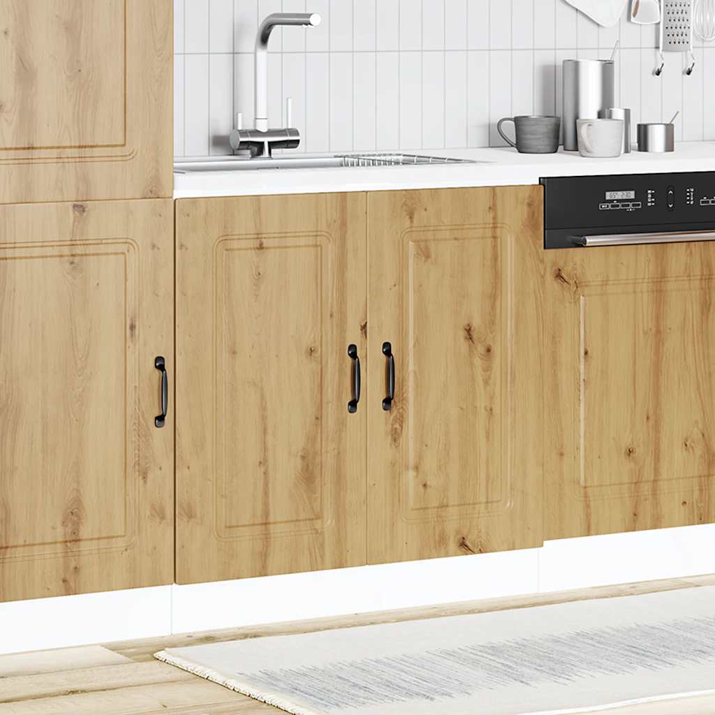 Spülenunterschrank Kalmar Artisan-Eiche 80x46x81,5 cm - Premium Küchenschränke  - Just €90.03! Shop now at homesales4u