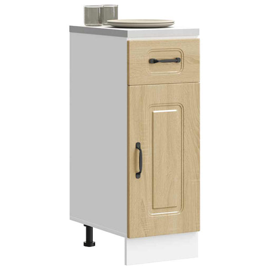 Küchenunterschrank Kalmar Sonoma-Eiche Holzwerkstoff - Premium Küchenschränke  - Just €78.48! Shop now at homesales4u
