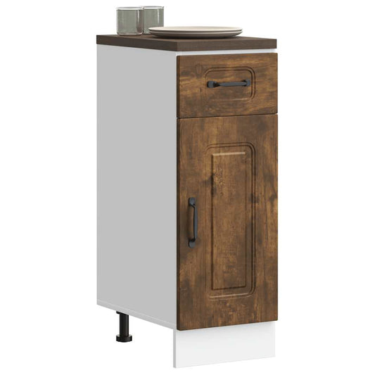 Küchenunterschrank Kalmar Räuchereiche Holzwerkstoff - Premium Küchenschränke  - Just €80.03! Shop now at homesales4u