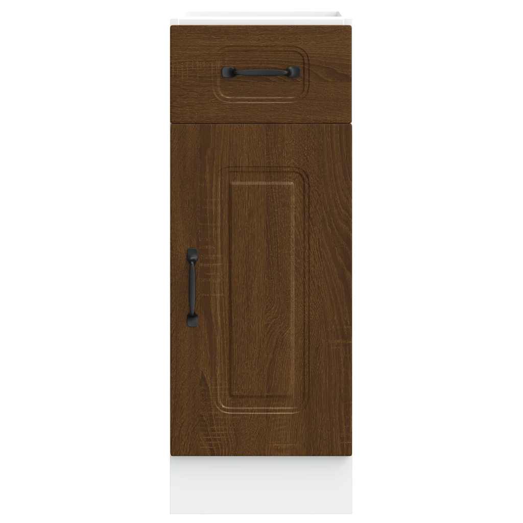 Küchenunterschrank Kalmar Braun Eichen-Optik Holzwerkstoff - Premium Küchenschränke  - Just €71.99! Shop now at homesales4u
