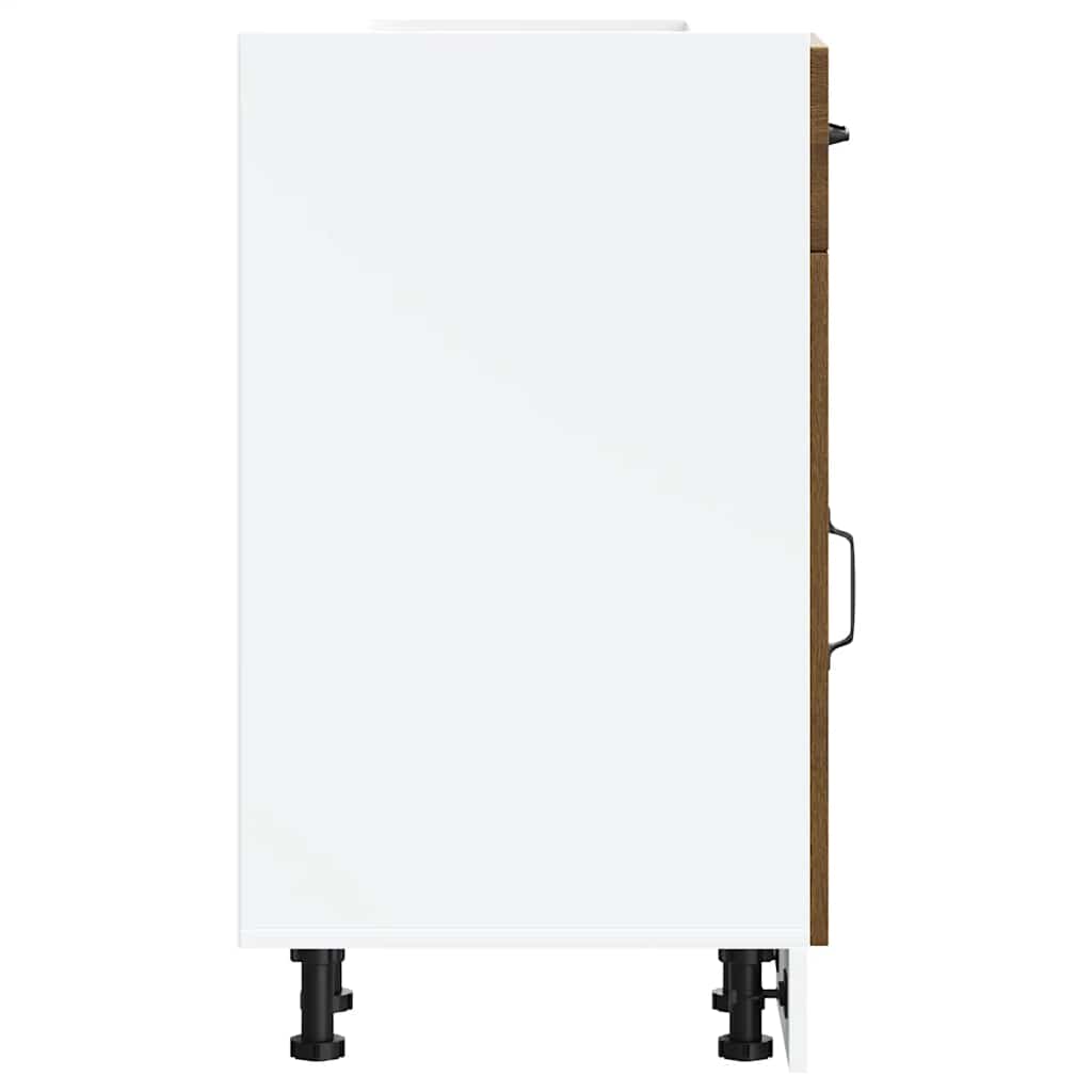 Küchenunterschrank Kalmar Braun Eichen-Optik Holzwerkstoff - Premium Küchenschränke  - Just €71.99! Shop now at homesales4u