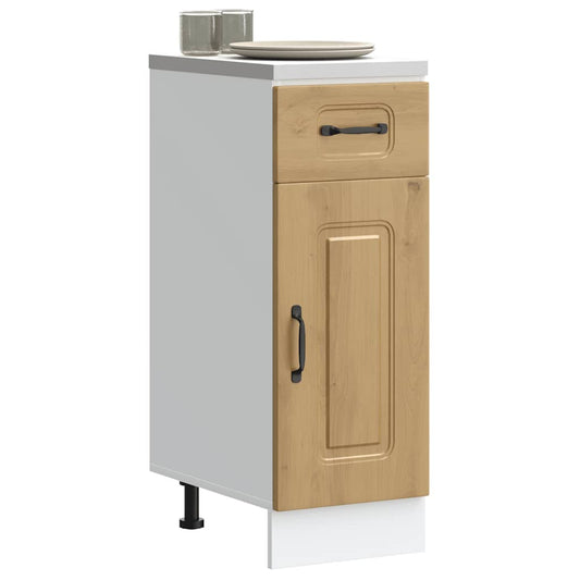 Küchenunterschrank Kalmar Artisan-Eiche Holzwerkstoff - Premium Küchenschränke  - Just €72.11! Shop now at homesales4u