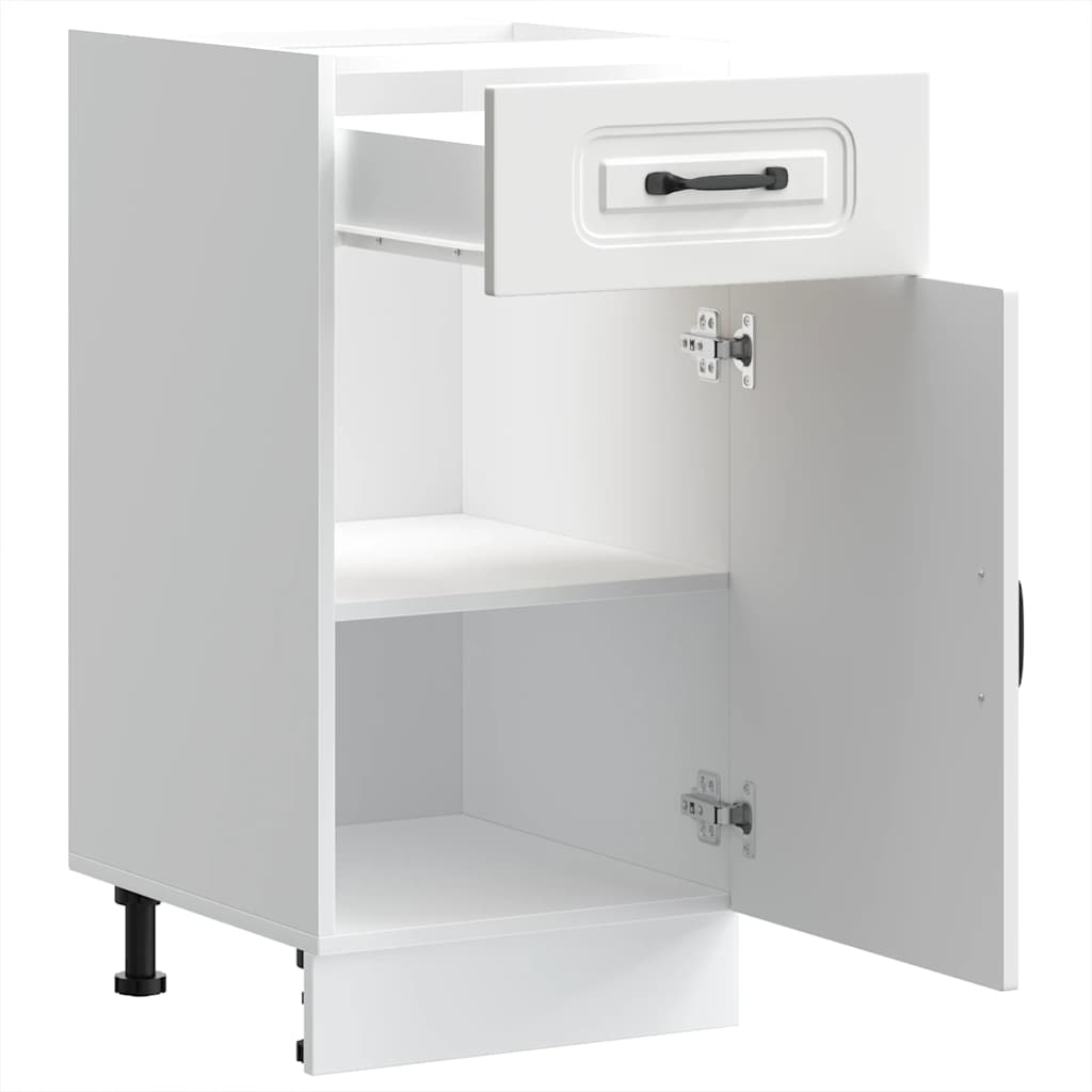 Küchenunterschrank Kalmar Weiß Holzwerkstoff - Premium Küchenschränke  - Just €98.98! Shop now at homesales4u