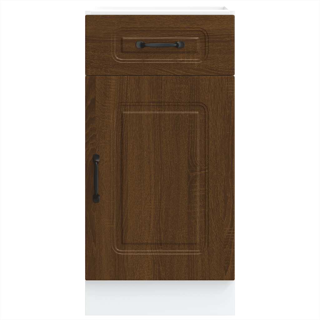 Küchenunterschrank Kalmar Braun Eichen-Optik Holzwerkstoff - Premium Küchenschränke  - Just €89.71! Shop now at homesales4u