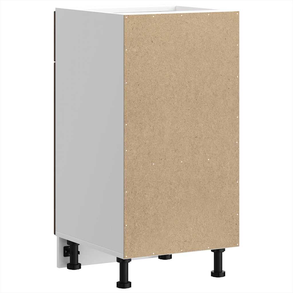 Küchenunterschrank Kalmar Braun Eichen-Optik Holzwerkstoff - Premium Küchenschränke  - Just €89.71! Shop now at homesales4u