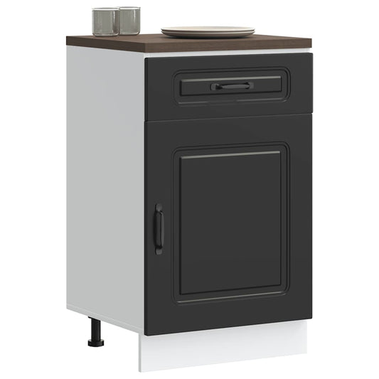 Küchenunterschrank Kalmar Schwarz Holzwerkstoff - Premium Küchenschränke  - Just €109.65! Shop now at homesales4u