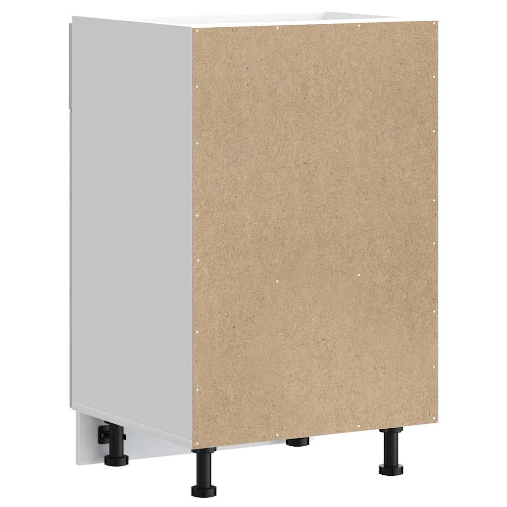 Küchenunterschrank Kalmar Hochglanz-Weiß Holzwerkstoff - Premium Küchenschränke  - Just €127.44! Shop now at homesales4u