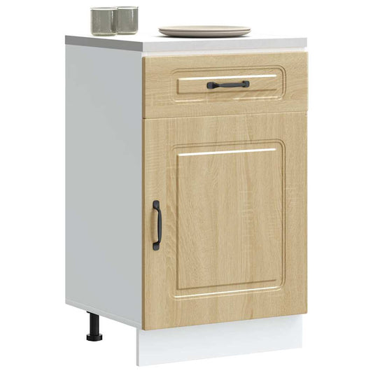 Küchenunterschrank Kalmar Sonoma-Eiche Holzwerkstoff - Premium Küchenschränke  - Just €110.13! Shop now at homesales4u